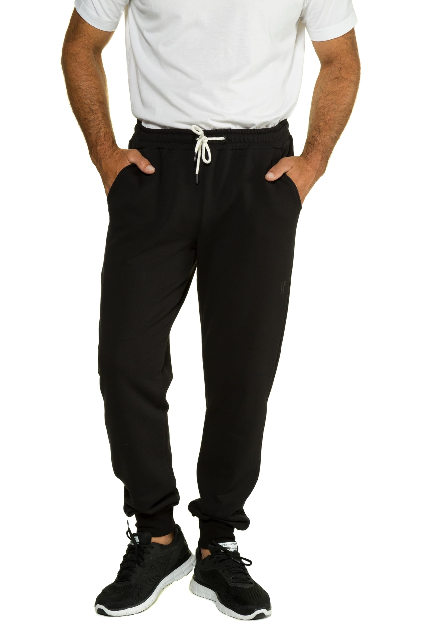 JP 1880 Men's Sweathose Pants, Schwarz,
