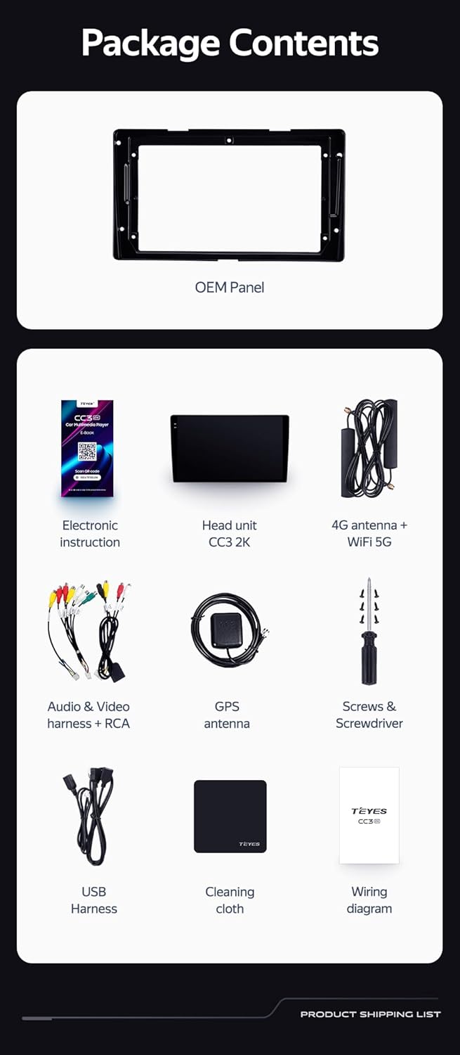 OEM Panel for TEYES CC3 2K
