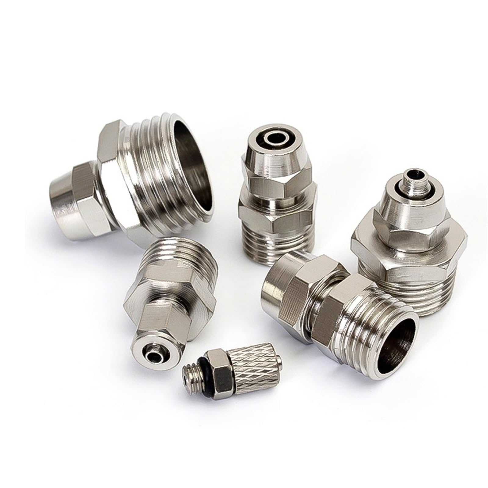 Rosca M5 para mangueras neumáticas y conector rápido de 6 mm de aire