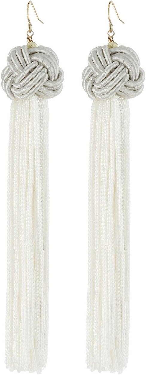 Astrid Knotted Tassel Earrings