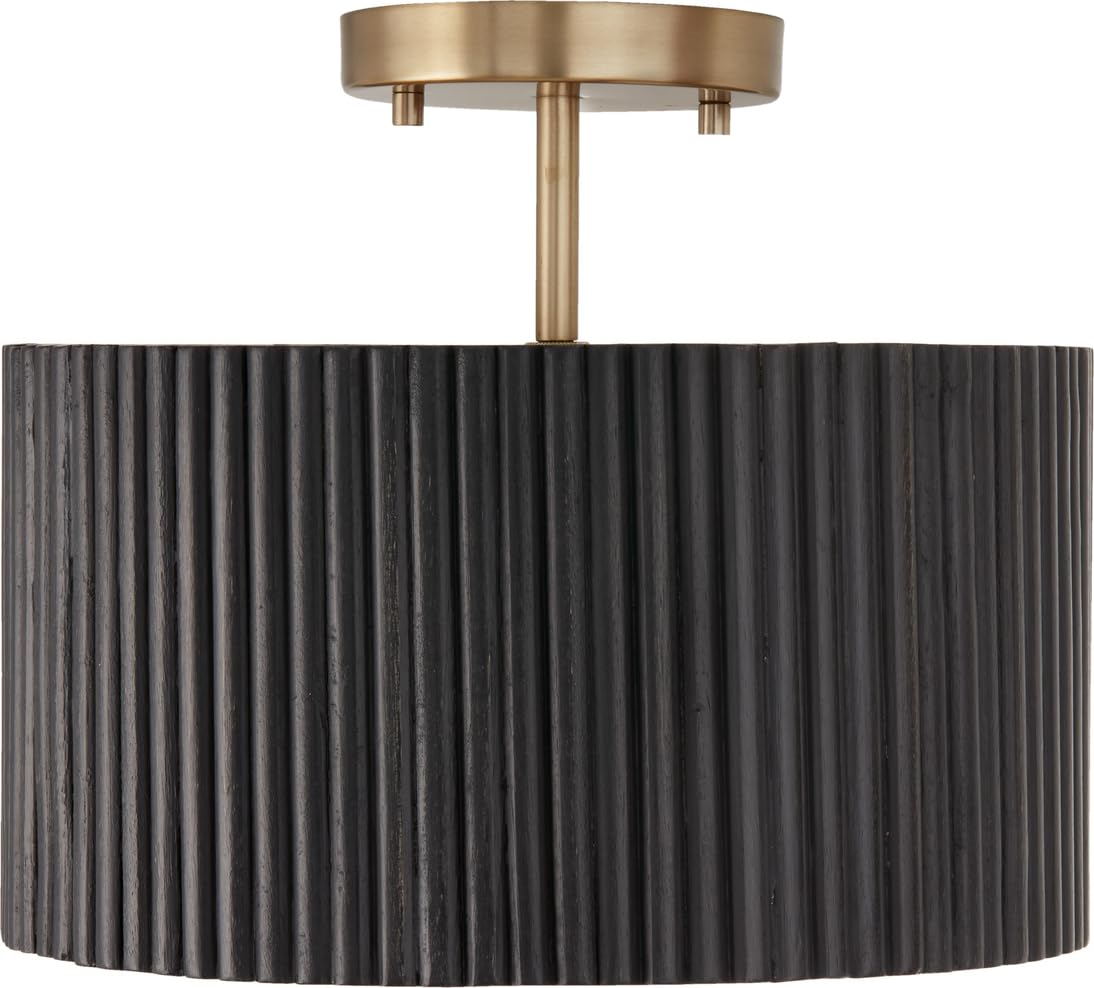 Capital Lighting 250711KR Donovan Modern Mango Wood Drum