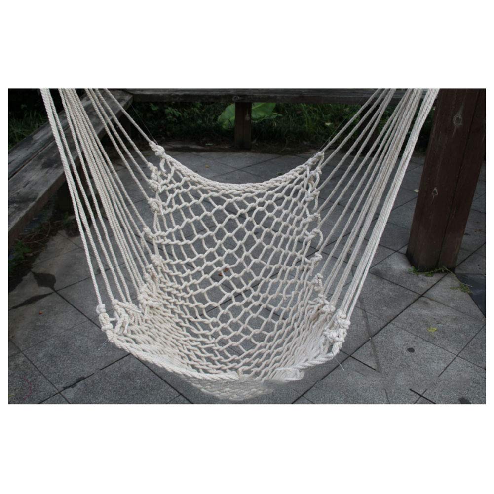 NANANA Amaca a Poltrona Dondolo Sedia Sospesa da Giardino, Amaca da Giardino o Casa Poltrona Sospesa per Interni ed Esterni, capacità 120 kg, 110X50cm