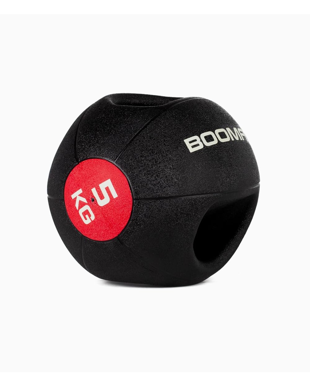 BOOMFIT Balón Medicinal con Asas 3–7 kg | Entrenamiento Funcional y rehabilitación | Mejora Fuerza, coordinación y Equilibrio | para casa y Gimnasio | Balones de Ejercicio para Fitness