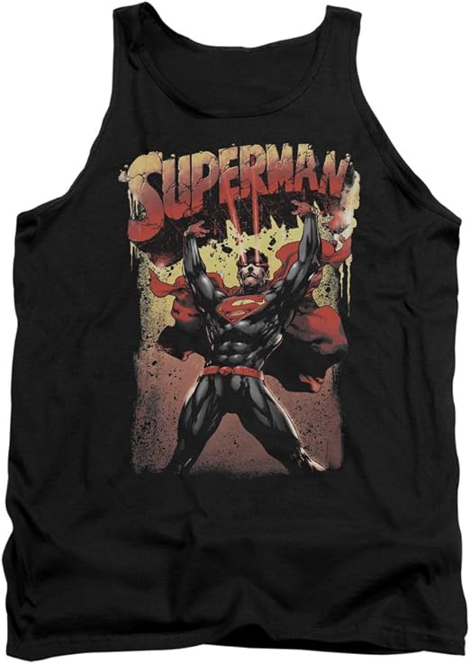 Superman Mens Lift Up Tank Top Amazon.co.uk Fashion