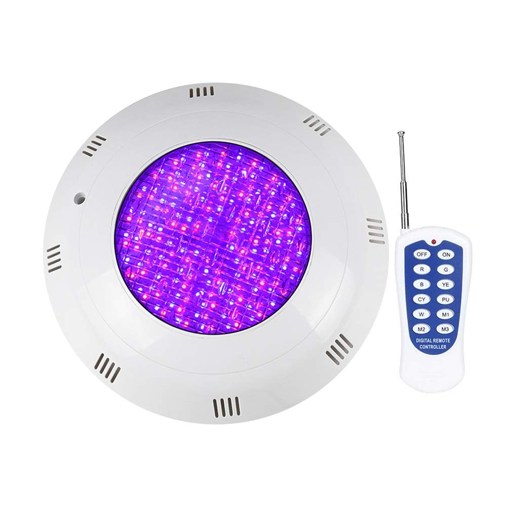 Lampada da parete da parete Piscina a LED, telecomando IP68 luci subacquee con telecomando AC12V decorazione di luci subacquee per illuminazione subacquea, illuminazione del paesaggio ( Size : 24W )