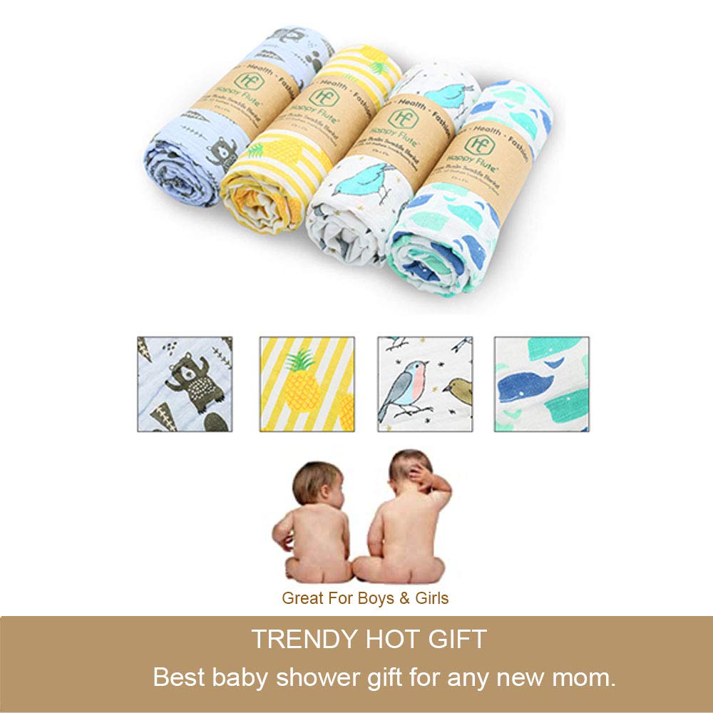 Chickw11 Asciugamani Neonato Mussola Baby Bath Towel Di Cotone Morbido