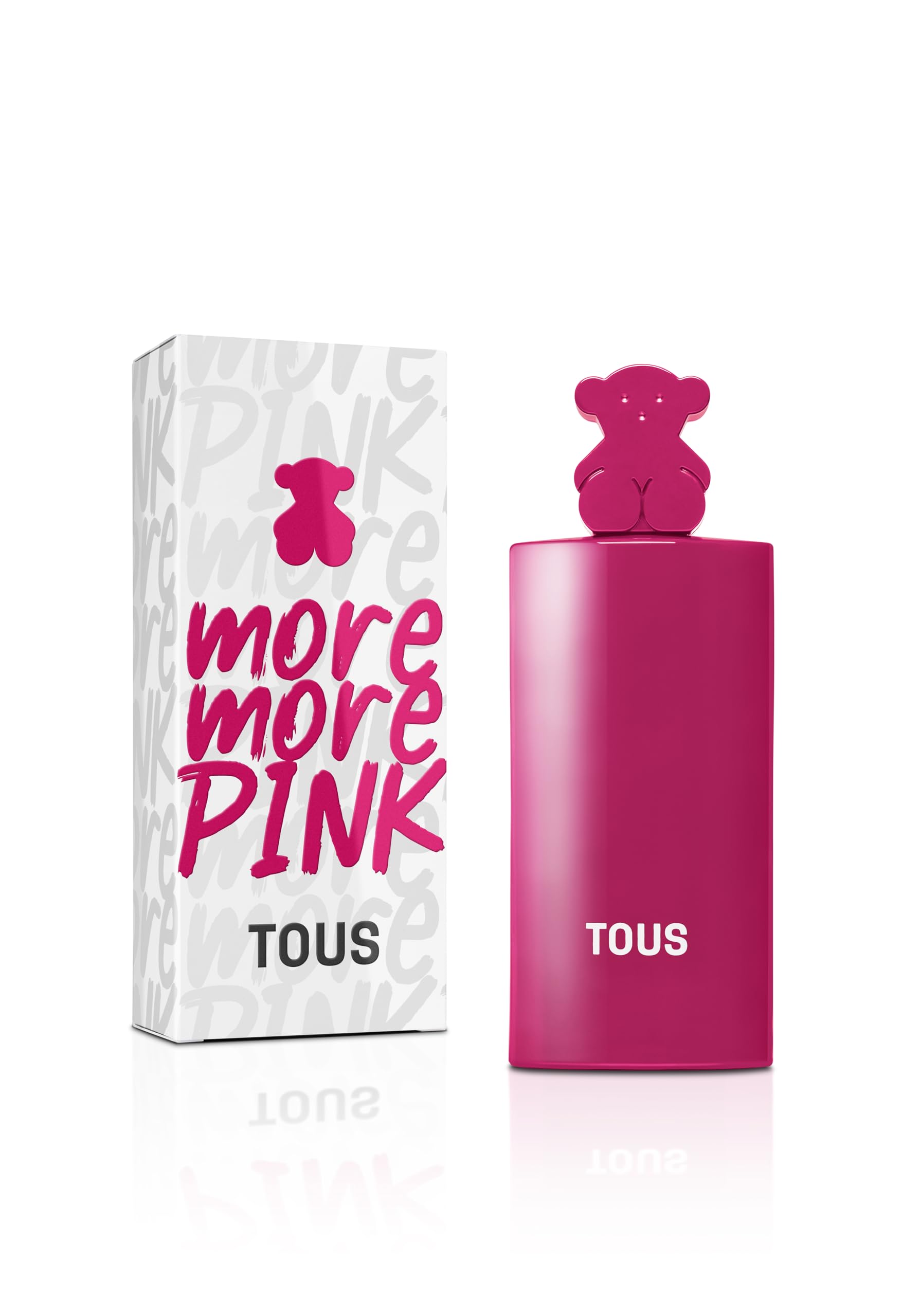 Tous More More Pink, woda toaletowa dla kobiet, owocowy zapach kwiatowy, 50 ml ze sprayem