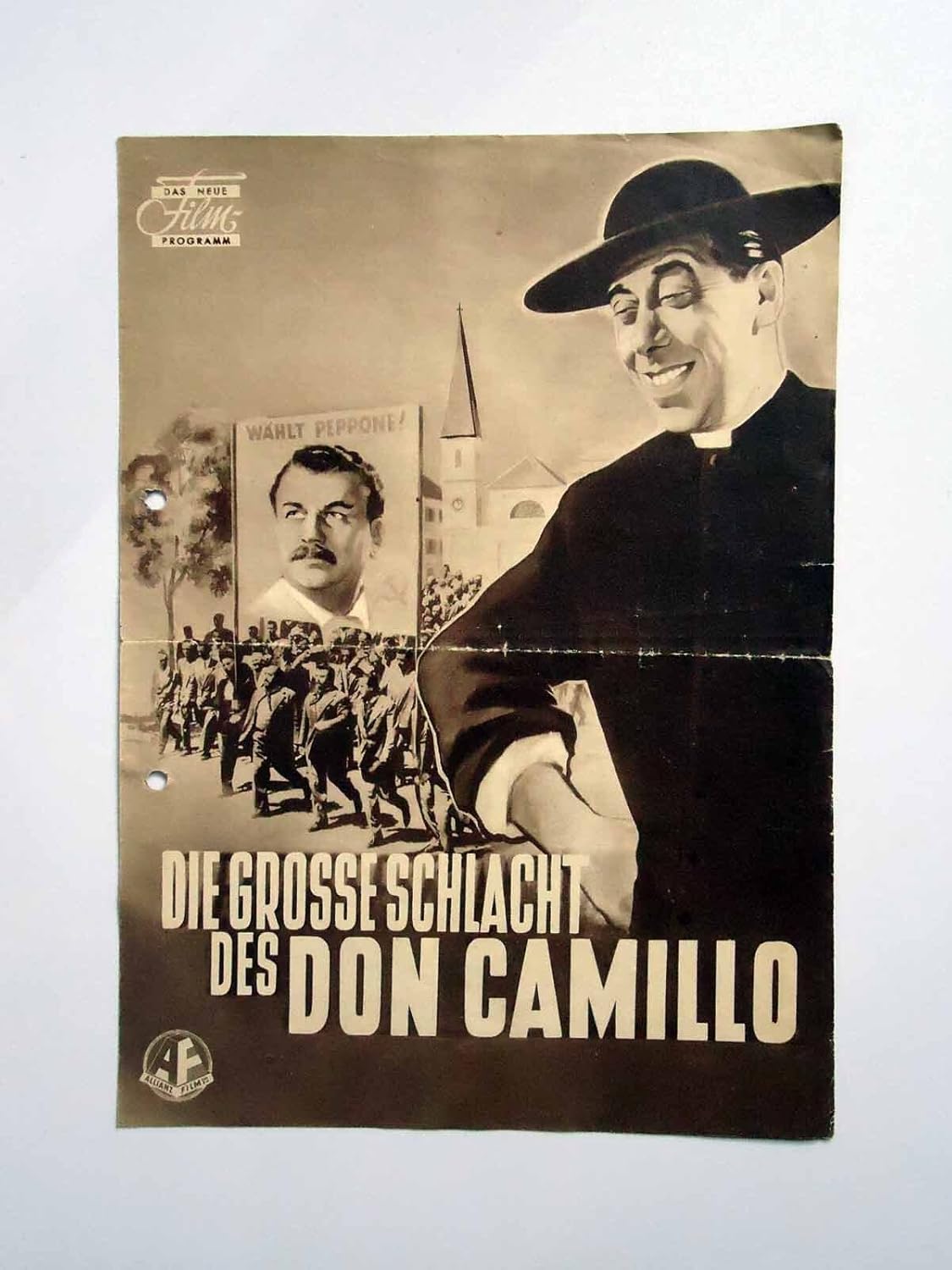 Amazon.de Die grosse Schlacht des Don Camillo Das neue FilmProgramm DNF gelocht Amazon.de Die grosse Schlacht des Don Camillo Das neue FilmProgramm DNF gelocht
