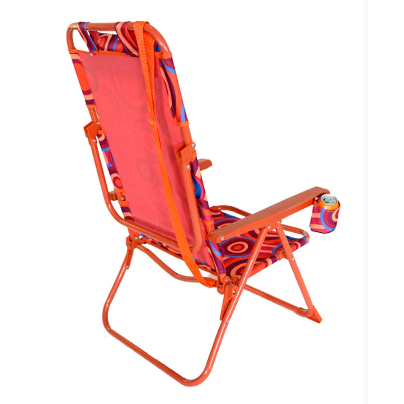 CREVICOSTA QUALITY MARK MARCAS DE CALIDAD - Elegance 801 - Silla de Playa Plegable con reposabrazos y 8 Posiciones. Tela Oxford (Circurojo)