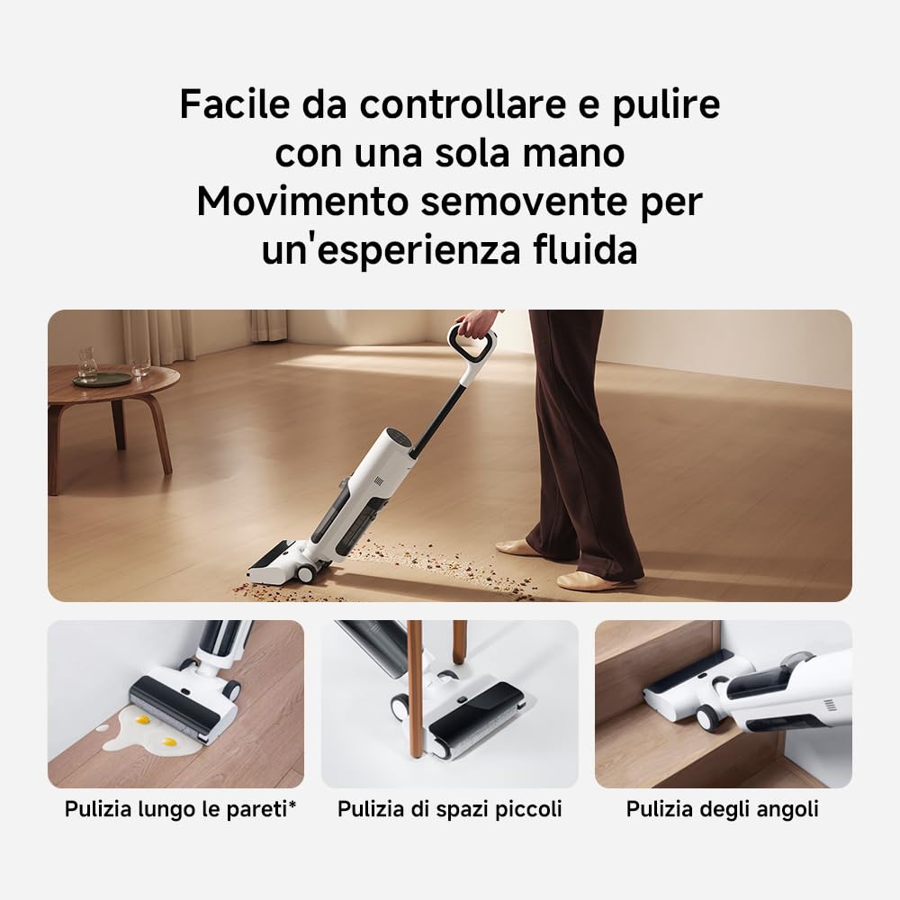 Xiaomi Truclean W20 Aspirapolvere lavapavimenti, 500 RPM, 15 kPa