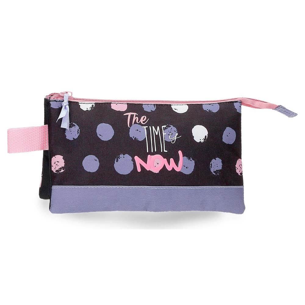 ROLL ROADRoll Road The Time is Now Triple Case Black 22x12x5 cm Polyester, Black/White, Triple Case, Black/White, Triple Case