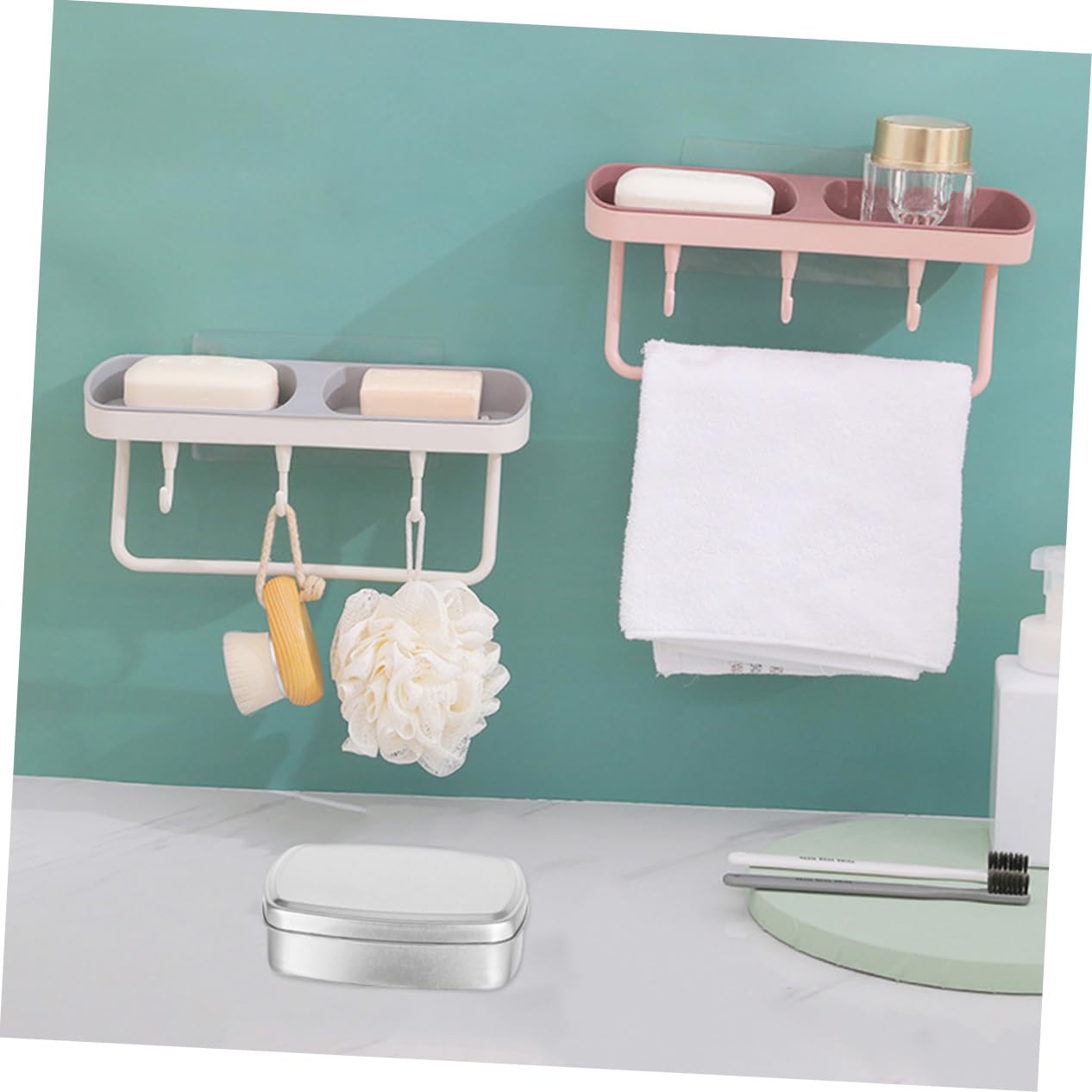 HOLIDYOYO 120 Ml Soap Box Tin Proof Leak-Proof Jewelry Storage Cases Practical Soap Holder Lidded Design