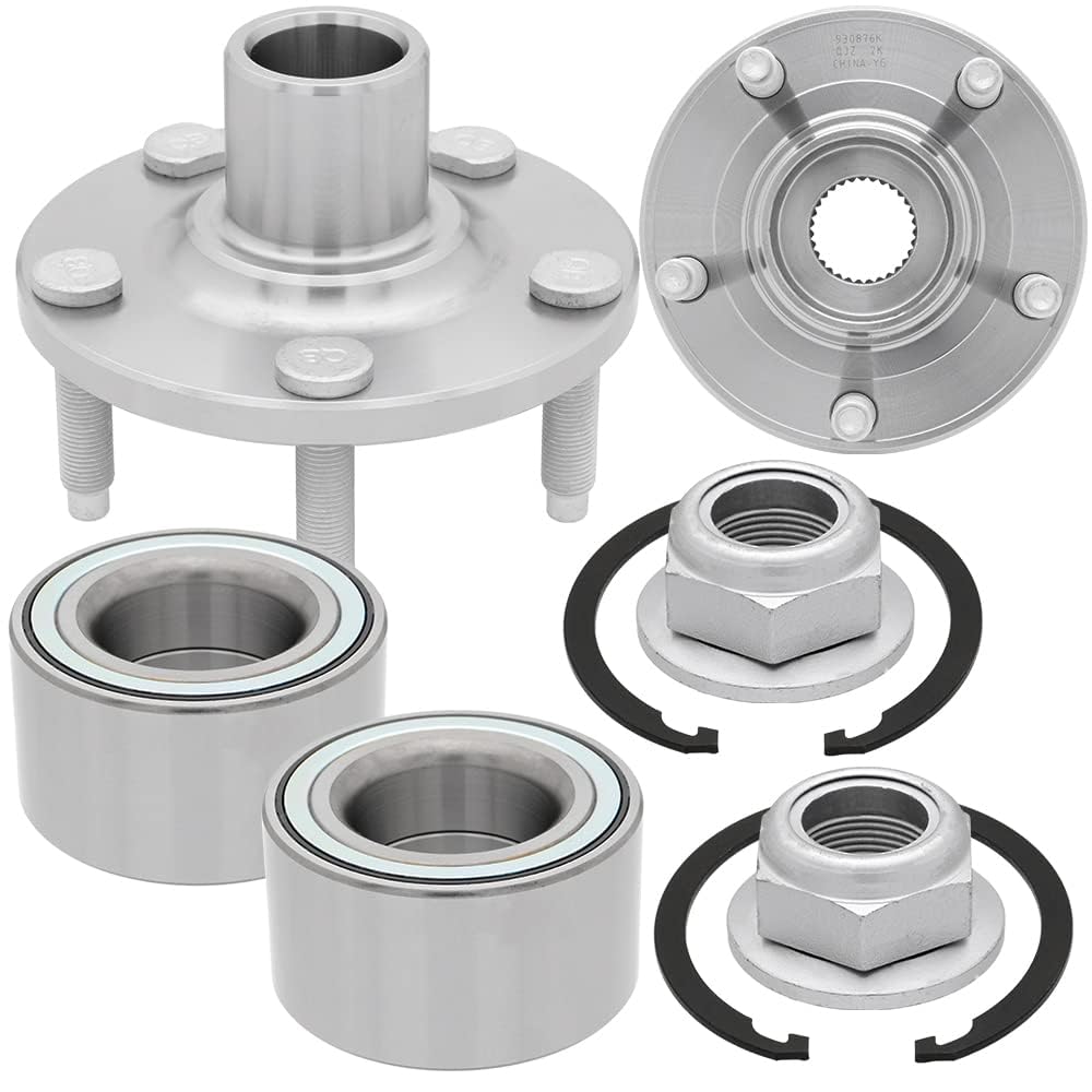 BR930876K - Front Driver or Passenger Side Wheel Hub Bearing Repair Kit Assembly Compatible with 2011-2014 Ford Edge, 2011-2015 Lincoln MKX