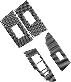 ウィンドウリフトスイッチパネルカバートリム デコラステッカー に適合する カローラ 2014 2015 2016 2017 2018 AJOHBM