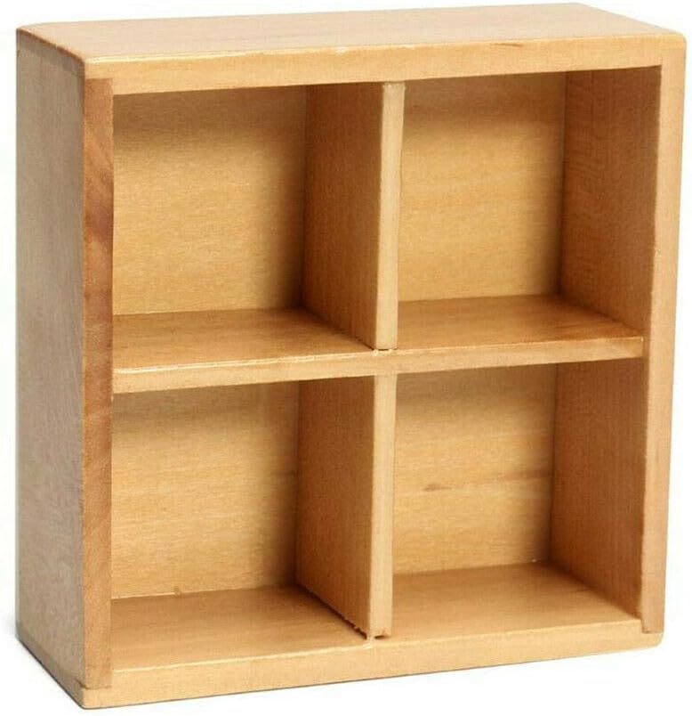 EatingBiting 1:12 Dollhouse Miniature Furniture Accessories Wooden Cabinet Cupboard Closet Various Styles of Furniture 4 Part Set Arbitrary Placement