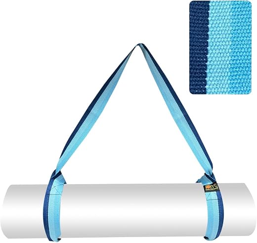 Samadhaan Yoga Mat Strap for Carrying, Adjustable Mat Holder Carrier Sling with Thick, Durable &amp; Comfy Texture Stretching
