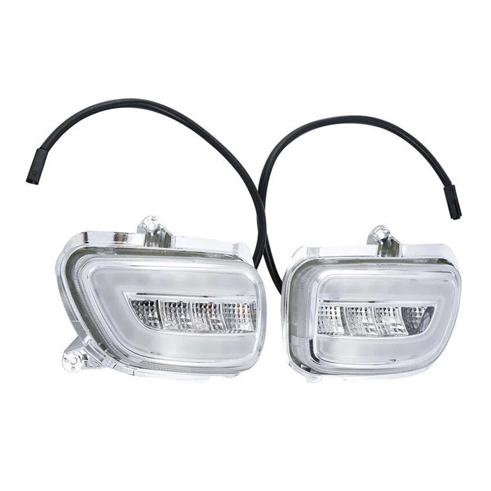 For Goldwing GL1800 2001 2002 2003 2004 2005 2006 2007-2017 F6B 2013-2017 Motorcycle Front LED Turn Signals Clear/orange/smoke Motorbike Headlamp Front Headlight(2pcs Clear)