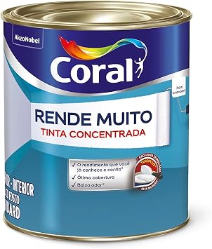 Tinta Acrílica Standard Coral Rende Muito Branco 900 ML
