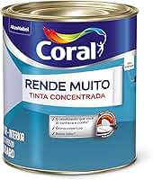 Tinta Acrílica Rende Muito Fosco Branco 900ml Coral