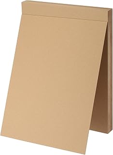 PATIKIL Chipboard Book Board, 14 x 11 inch 30 PT 35 Pcs Thick Chipboard Kraft Paper Sheets Bookbinding Making Supplies Kit for Designer Craft Book Binding Cover Backing Craft, Wood