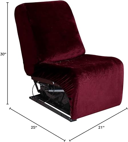 Vista 75 de LiveGo Funda para sofá esquinero, protector de terciopelo elástico para sillón reclinable, funda de sofá para sillón reclinable, juego de sala