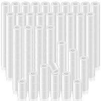 Vista 8 de Pasimy 200 piezas de espaciadores de nylon negro de 1/2 pulg. de espesor, 1/2 pulg. de diámetro exterior, 0.194 pulg. de diámetro