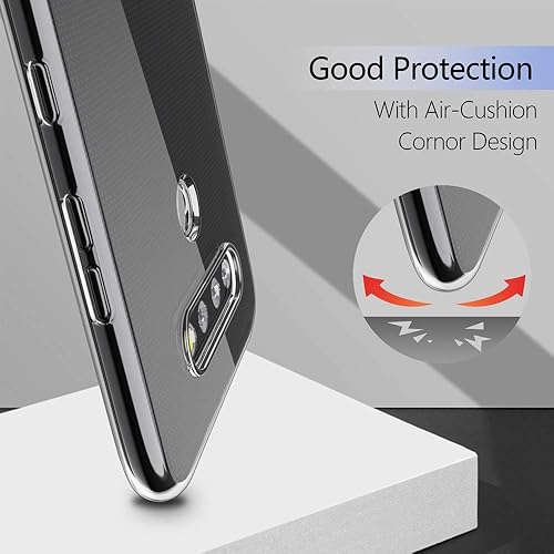 Miniatura 5 de Funda delgada para LG K51, funda protectora de silicona TPU flexible y suave, antiarañazos, a prueba de golpes, para LG K51, transparente