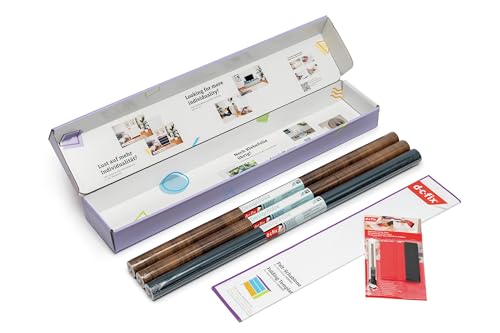 Láminas adhesivas d-c-fix para muebles viejos solución para renovar Ikea Hemnes rayado