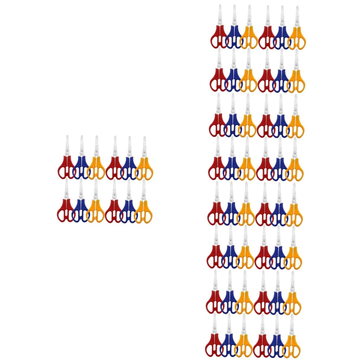 Angoily 60 Pezzi Multifunzione con Scala per e Cucito Design Ergonomico e Antiscivolo per Scuole e Fai da Te Colore Casuale