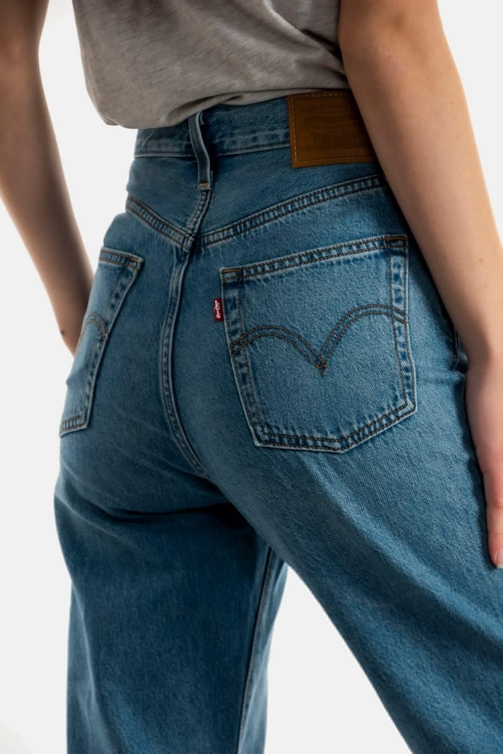 Levi's Ribcage Straight Ankle Jeans Femme