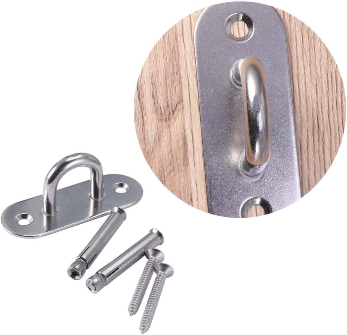 Ceiling Anchor Wall Mount Yoga Gymnastic Rings Resistance Band Battle Rope Easy Installation