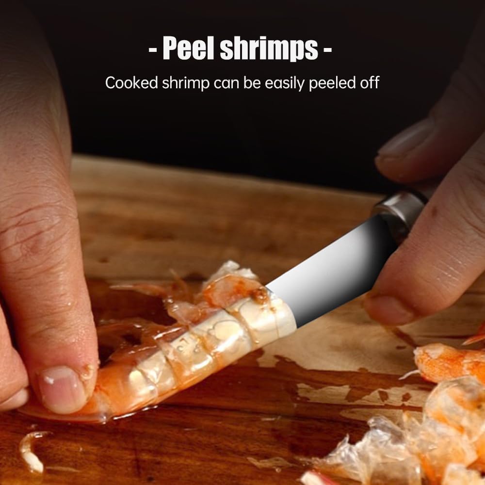 5 in 1 Multifunctional Shrimp Line Fish Maw Knife,2024 New kitchen Stainless Steel Fish Scale Remover,Portable Multipurpose Shrimp Deveining Tool /1847