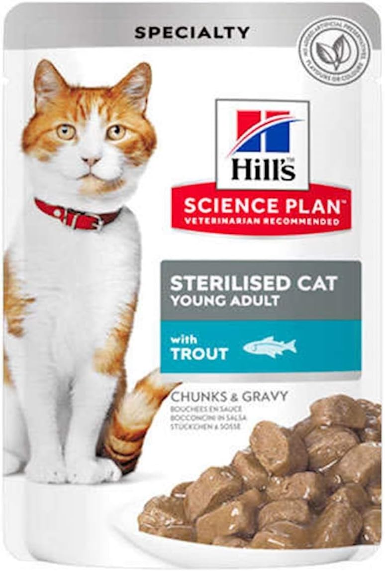 Hill's Science Plan Alabalıklı Kısırlaştırılmış Pouch Kedi Konservesi 85 gr