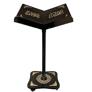 Book Stand Big Size Adjustable Wooden For Heavy Books | Quran, Bible, Dictionary, Cookbook Holder, Multifunctional Huge Bookstand Cookbook Stand