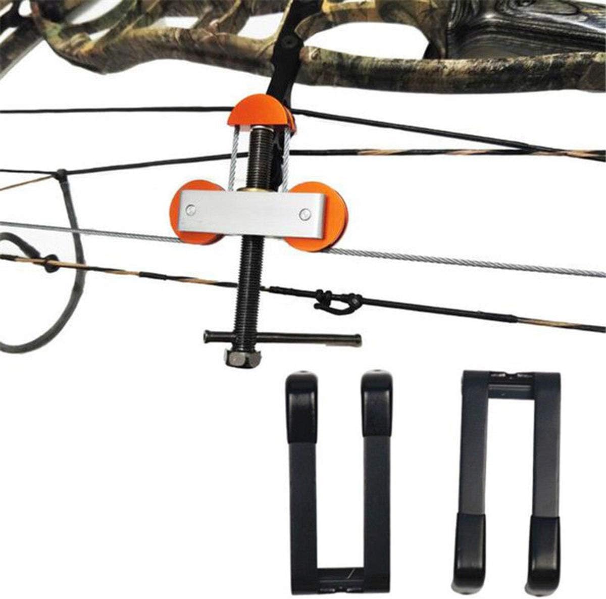 Archery Compound Bow Press Portable Repair Tool String Changer Bracket Adapter, Bow Maintenance