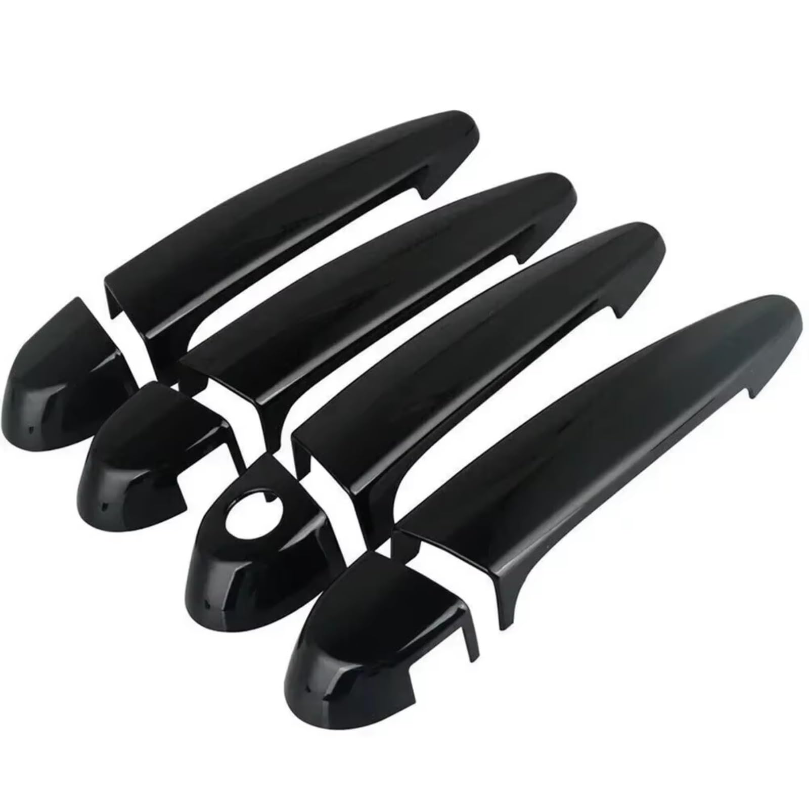 IUYHGTR Car Exterior Door Handle Compatible with BMW for E87 for E90 for E91 Car Exterior Door Handle Cover Decoration Sticker Trim Protector Styling Replacement