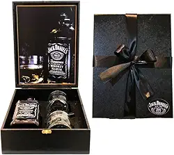 Kit Premium Box Whisky 1lt + 2 Copos + Dosador