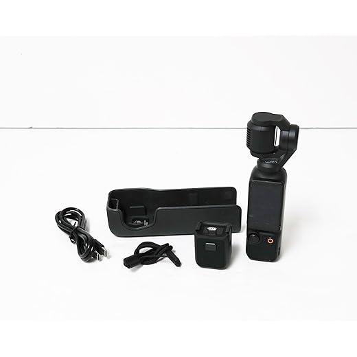 DJI Osmo Pocket 3 – Pocket-Sized 4K Vlogging Camera with 1'' CMOS, 120fps Video, 3-Axis Stabilization, Face/Object Tracking, Rotatable 2" Touchscreen, Ideal for YouTube & Photography