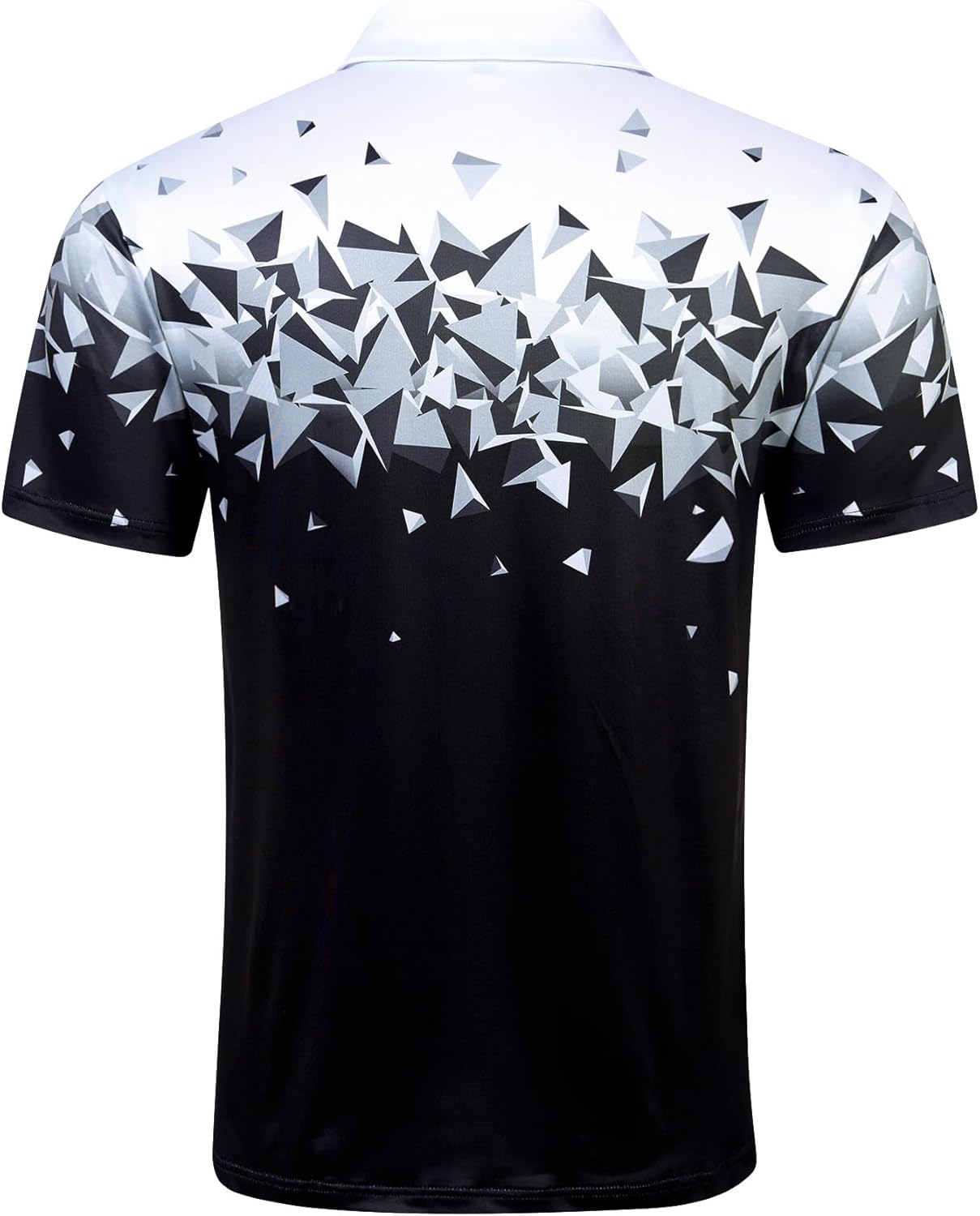 Golf Shirts for Men Short Sleeve Dry Fit Moisture Wicking Performance Print Polo Shirt for Tennis Hiking Camping - Image 4