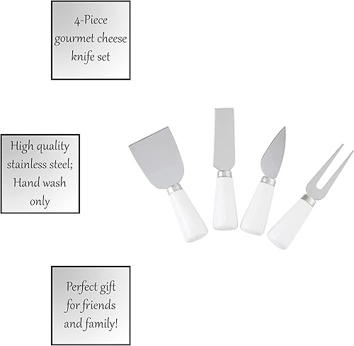 Miniatura 4 de Santa Barbara Design Studio Juego de regalo de artículos esenciales de cocina, diseños cara a cara, caja de regalo de cartón blanco y negro, 4