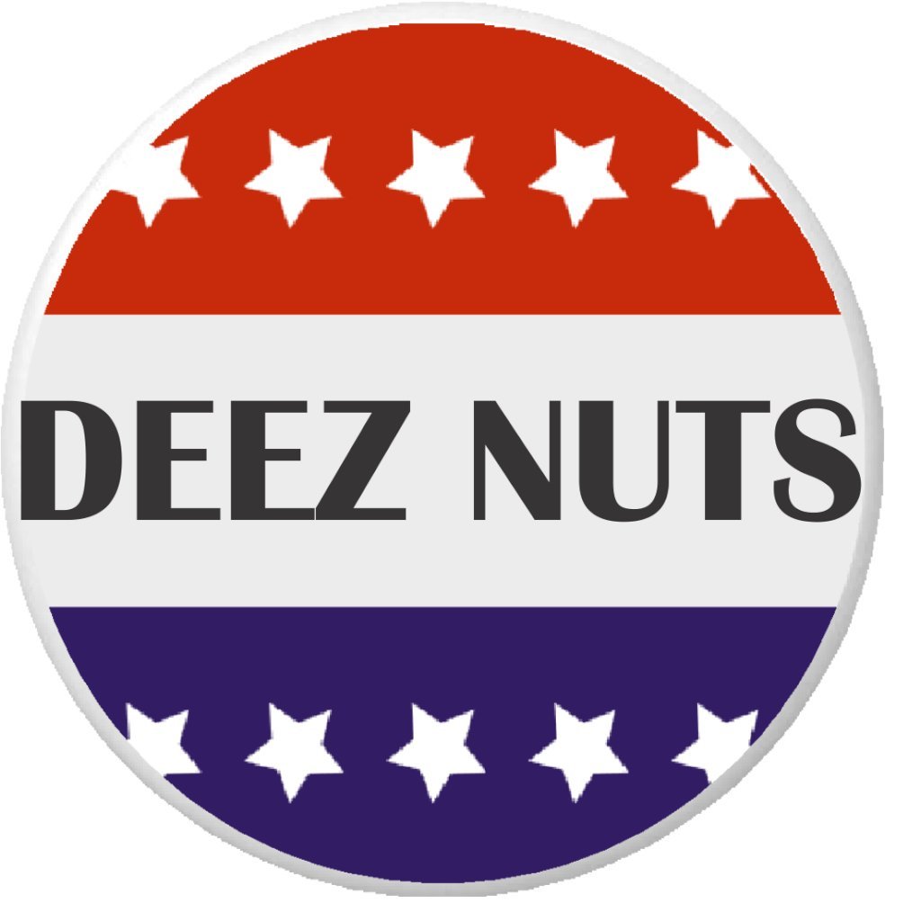 Amazon.com: Deez Nuts Red White Blue Stars 2.25” Large Magnet President  Funny Humor : Home & Kitchen