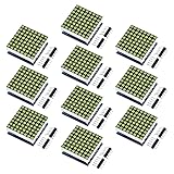 10Pcs Green 8x8 Dot Matrix 5V MCU Control DIY Kit