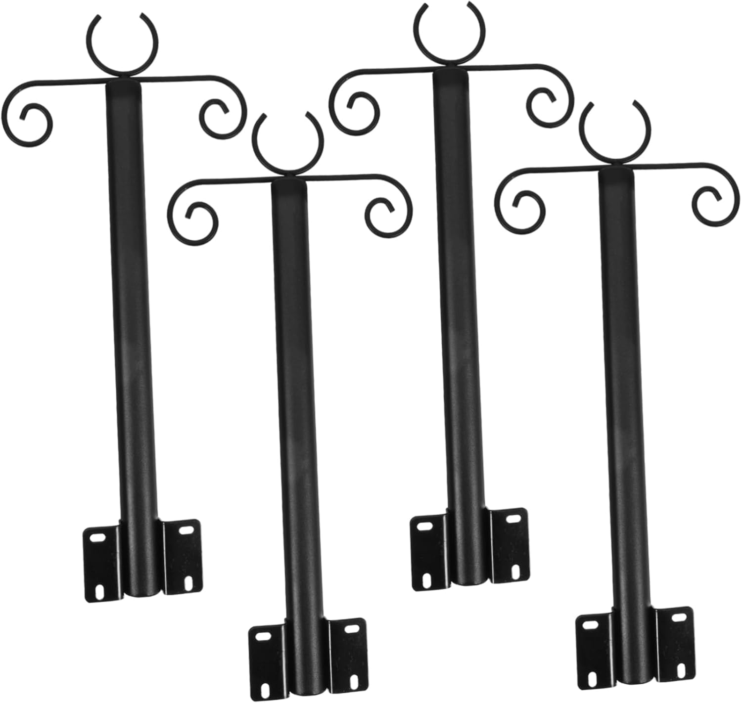 1set Outdoor String Light Pole Support for Hanging Lights Bird Feeders and Garden Height Resistant Design for Patios and Yards