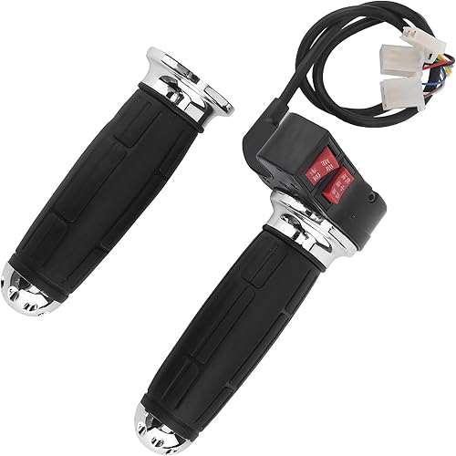 Miniatura 5 de Empuñadura del acelerador, 1 par de 3 controles de velocidad de 0.866 in para scooter eléctrico de alambre de acelerador para motocicleta,