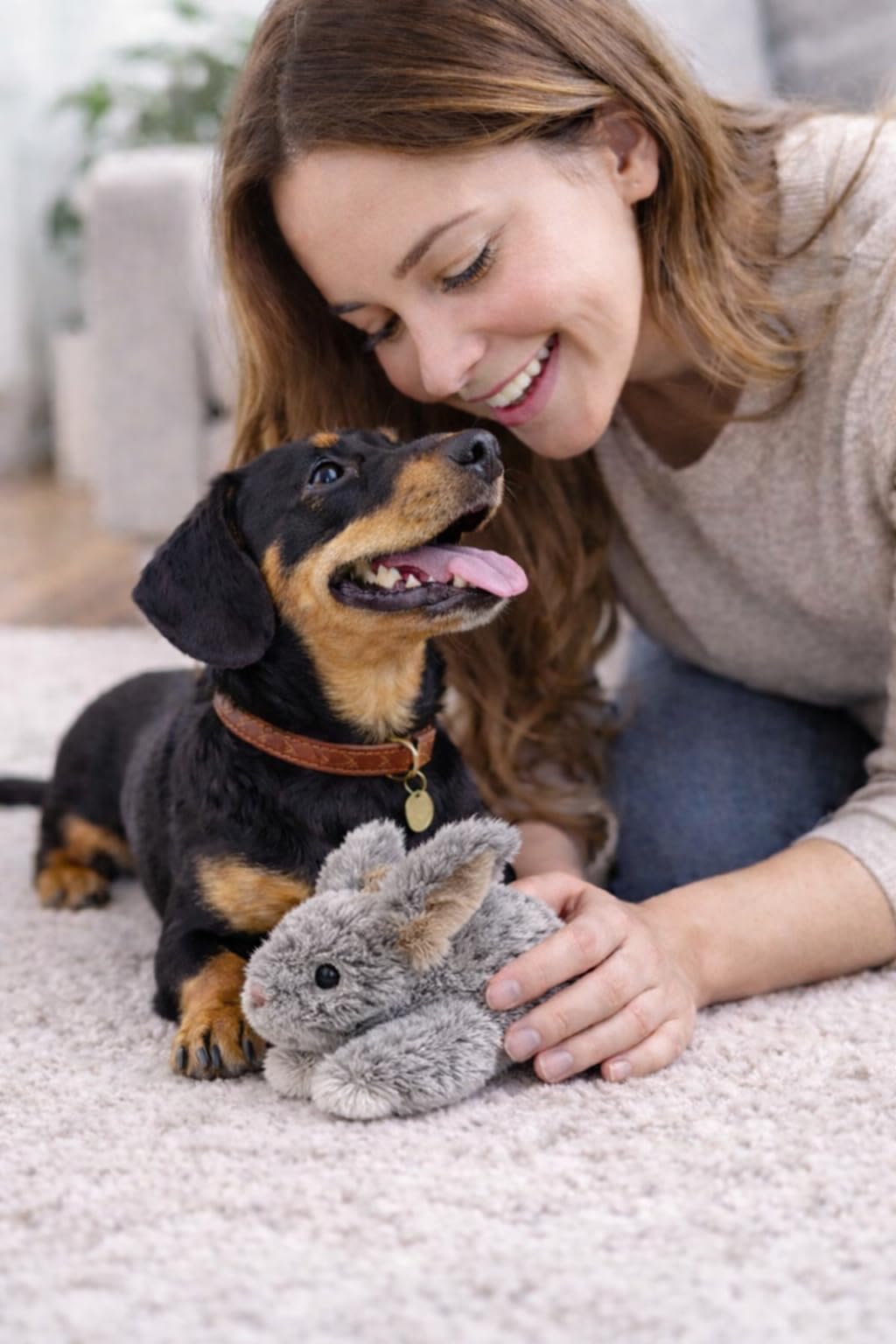 Amazon | マルチペット小型ウサギ犬おもちゃ/スクイーカー付き