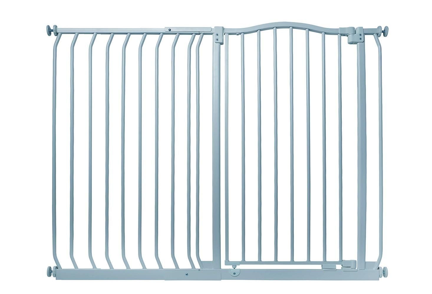 Safetots Extra Tall Curved Top Safety Gate, 116cm - 125cm, Matt Black, Extra Tall 100cm in Height, Pressure Fit Stair Gate, Baby Gate for Doors Hallways and Spaces, Safety Barrier, Easy Installation — view 54