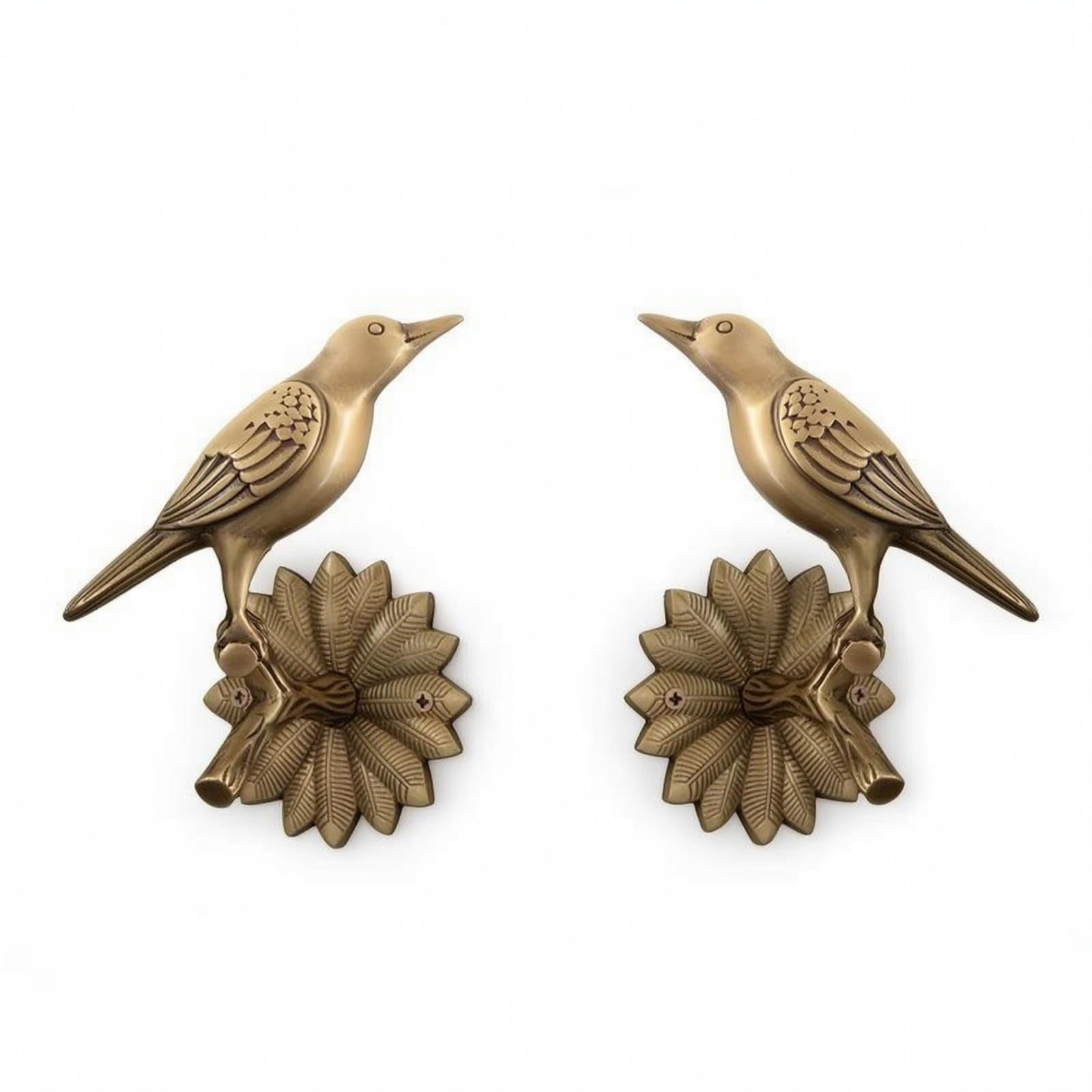 Gancho con Forma Pájaro Tallado Sujeta s Pared Elegantes para Dormitorio