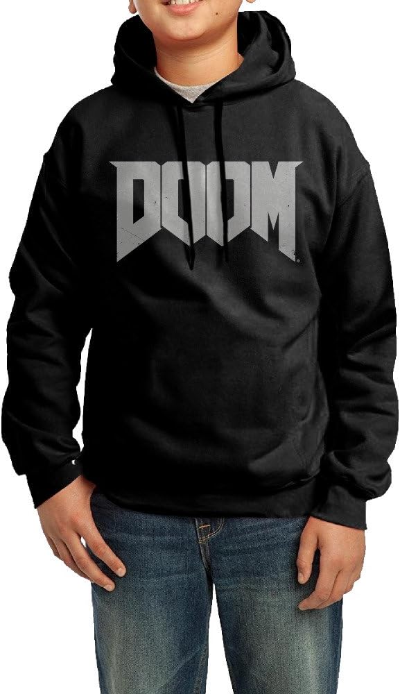 Doom Person Shooter Marty Stratton Id Software Teenager Pullover Hoodie Hoodie Design