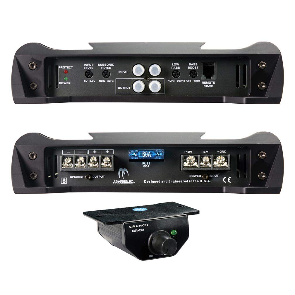 Amazon.com: Crunch GTRII-3000.1D 3000 Watt Mono Block Amplifier