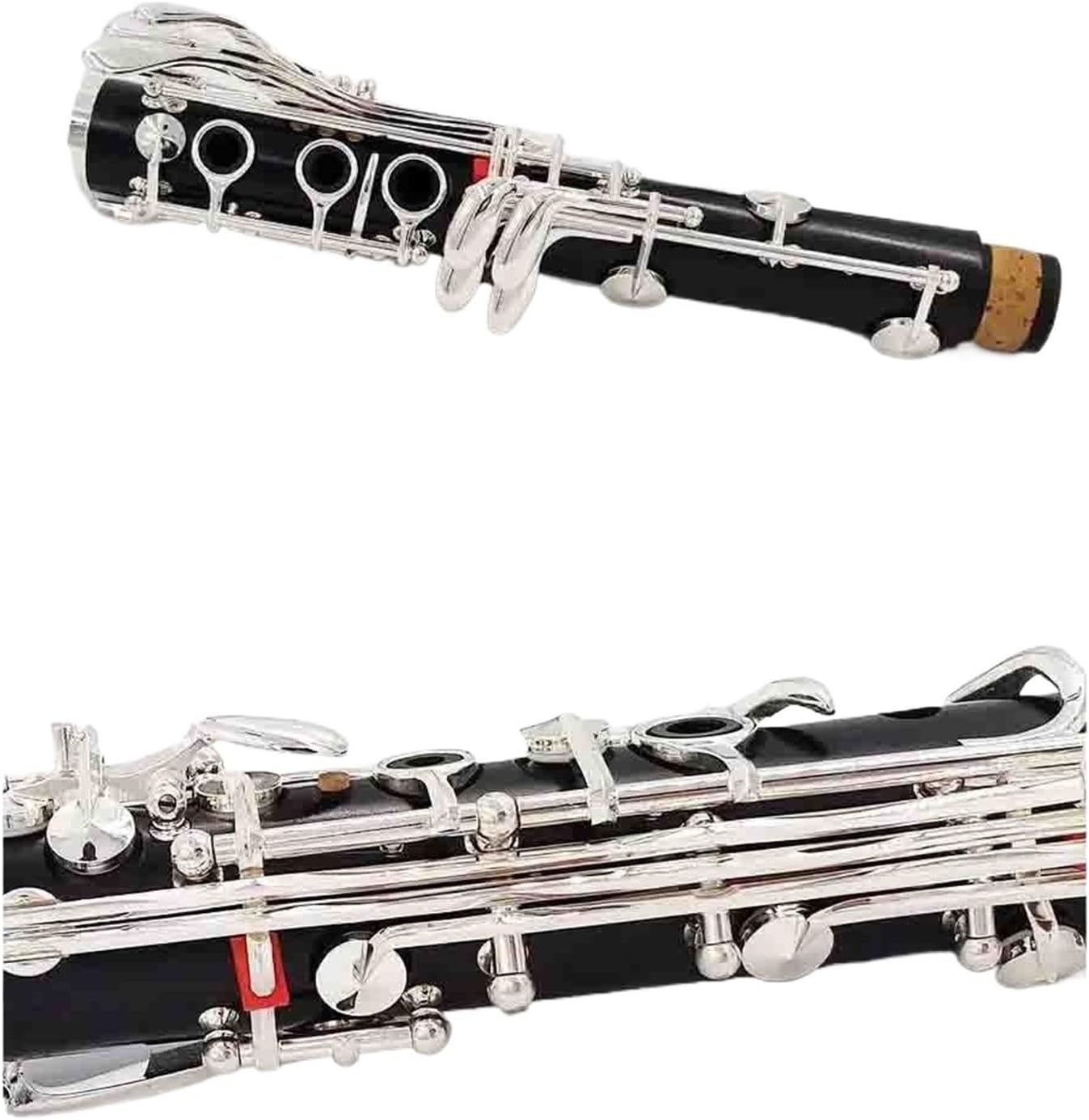 Clarinet Wood Ebony 18 Keys BB Tune Solid Wood Clarinet Instrument